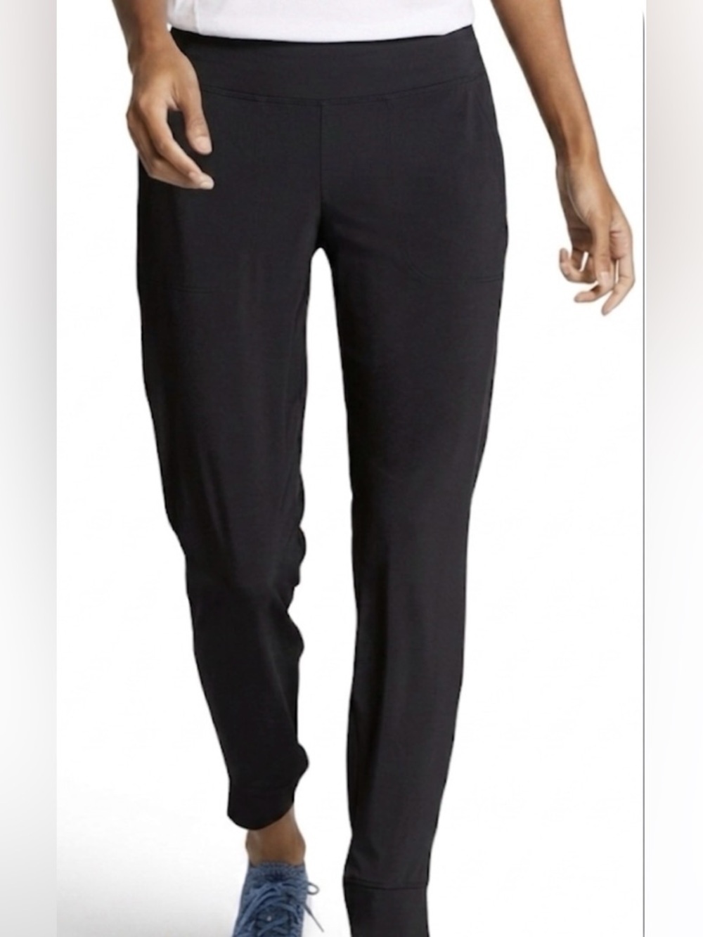 Eddie Bauer Traveler Ankle Performance Dri-fit Lightweight Pull On Pants Small